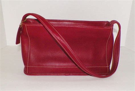 vintage red coach purse